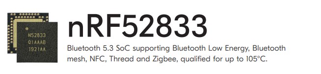 Nordic nRF52833 SoC