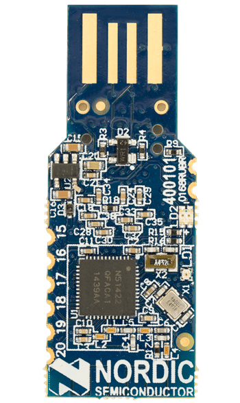 Nordic Semiconductor nRF51 PCA10031 USB dongle