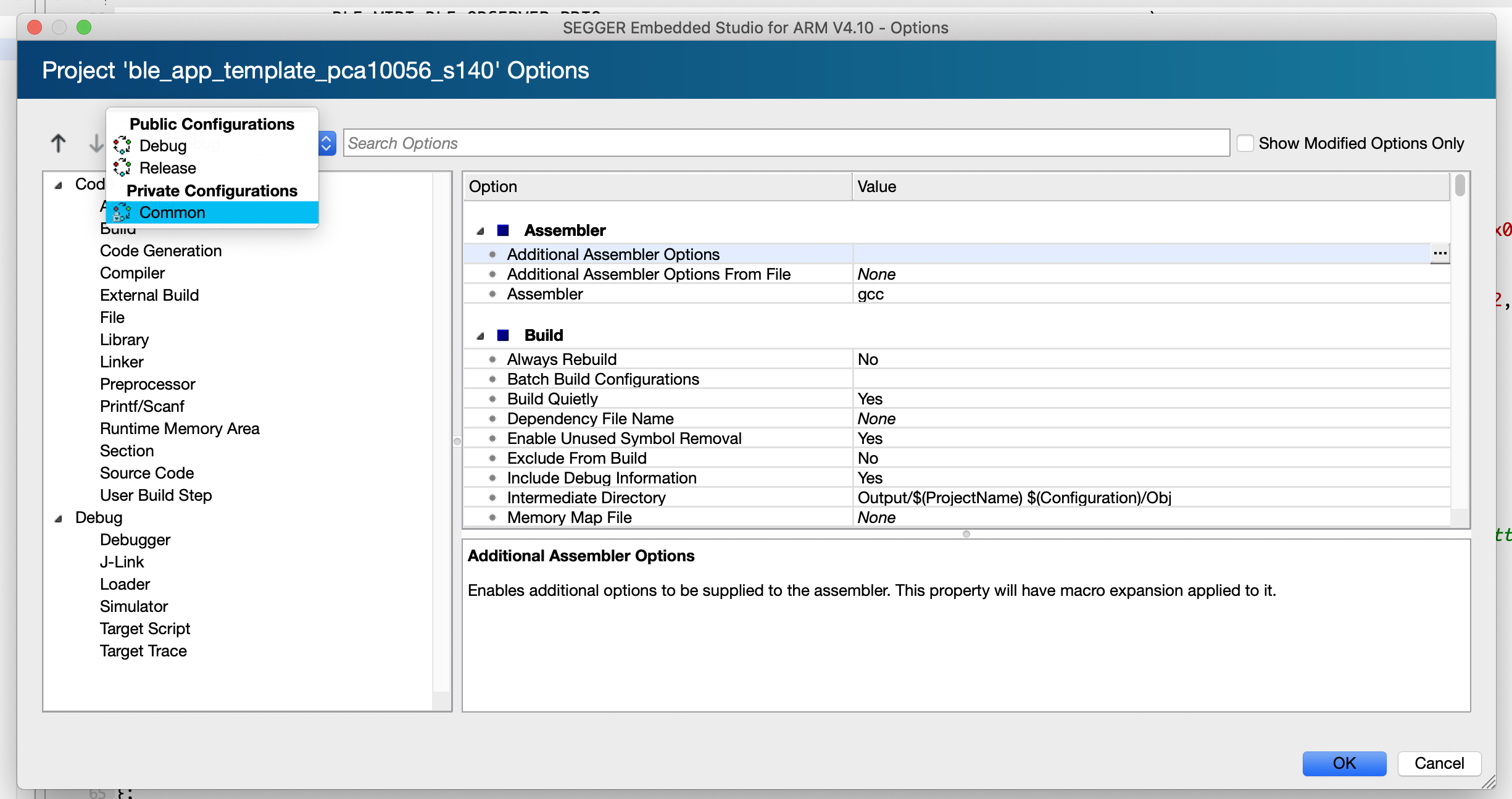 Common Configuration