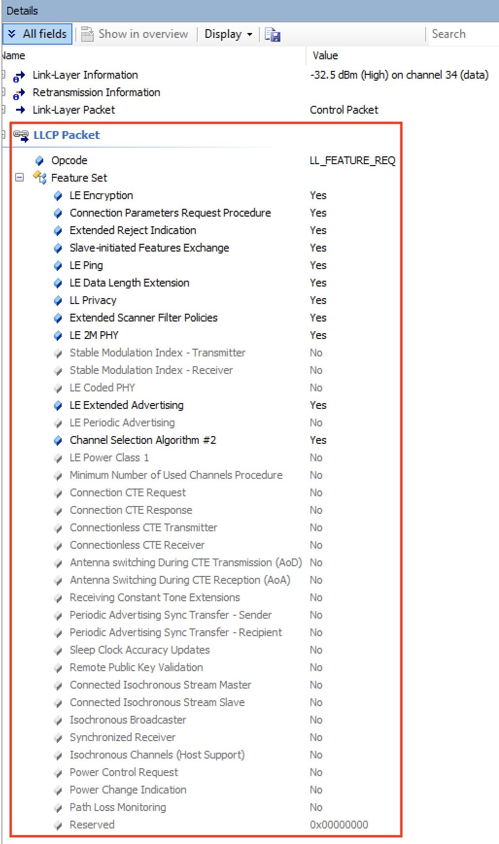 iPhone supported Bluetooth LE features list